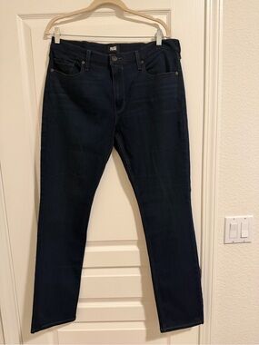 Paige Lennox Slim Fit jeans in size 36, dark indigo wash. Like New. Worn once.